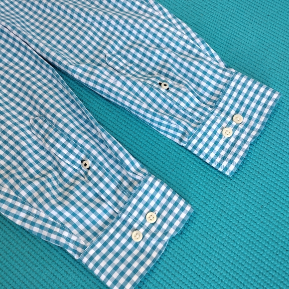 Tommy Hilfiger Mens Classic Fit Checked Plaid Shirt XL - Picture 8 of 14